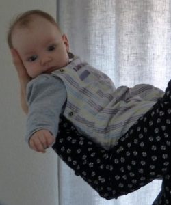 Beruhigende Haltung für das Baby aus der Osteopathie